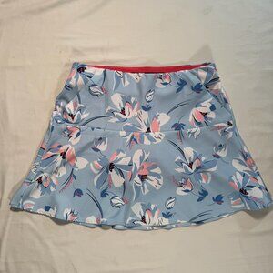Polo Golf Ralph Lauren Multicolored Floral Print Power Stretch Skort Size M